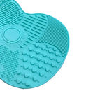 Easy Cleaning Silicone Makeup Tool Mat Anti - Oxidation With Suction Cup
